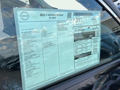 2026 Nissan Rogue SV