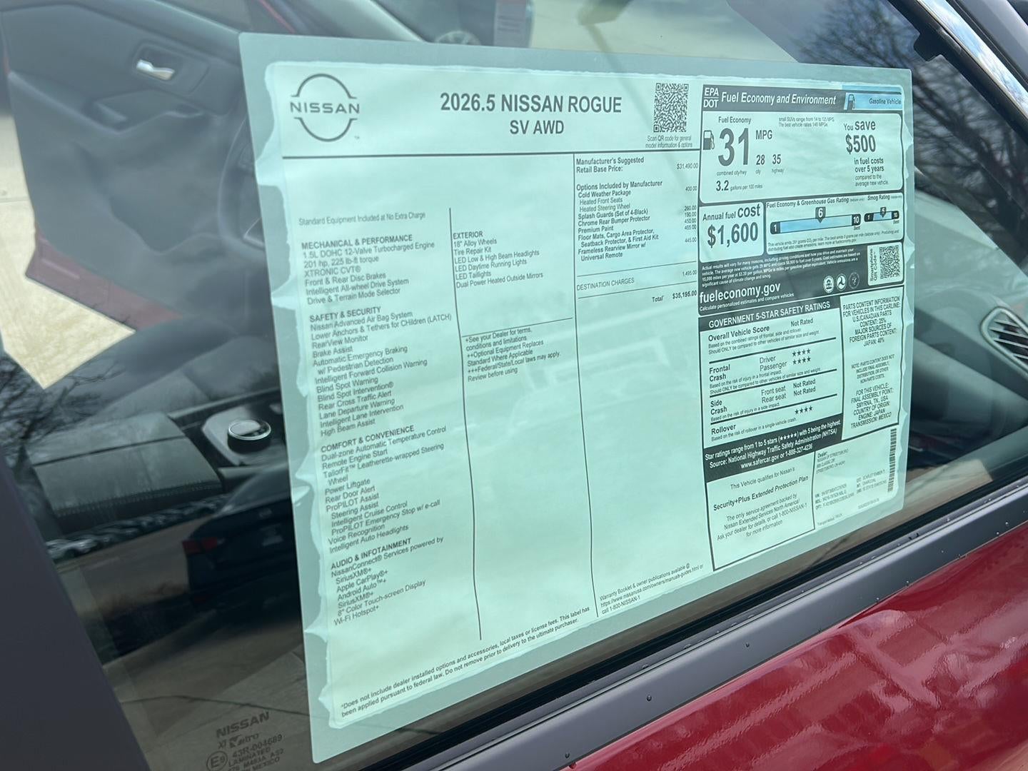2026 Nissan Rogue SV
