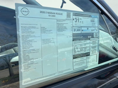 2026 Nissan Rogue SV