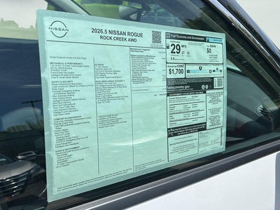 2026 Nissan Rogue Rock Creek