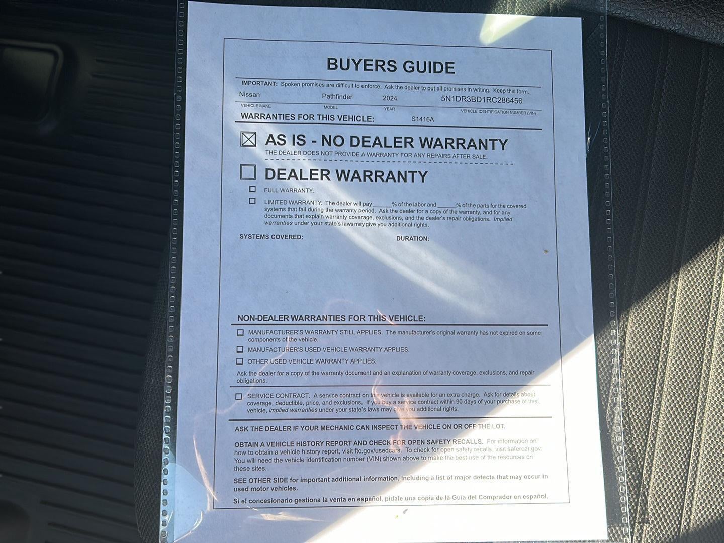 2024 Nissan Pathfinder Rock Creek
