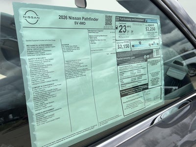 2026 Nissan Pathfinder SV