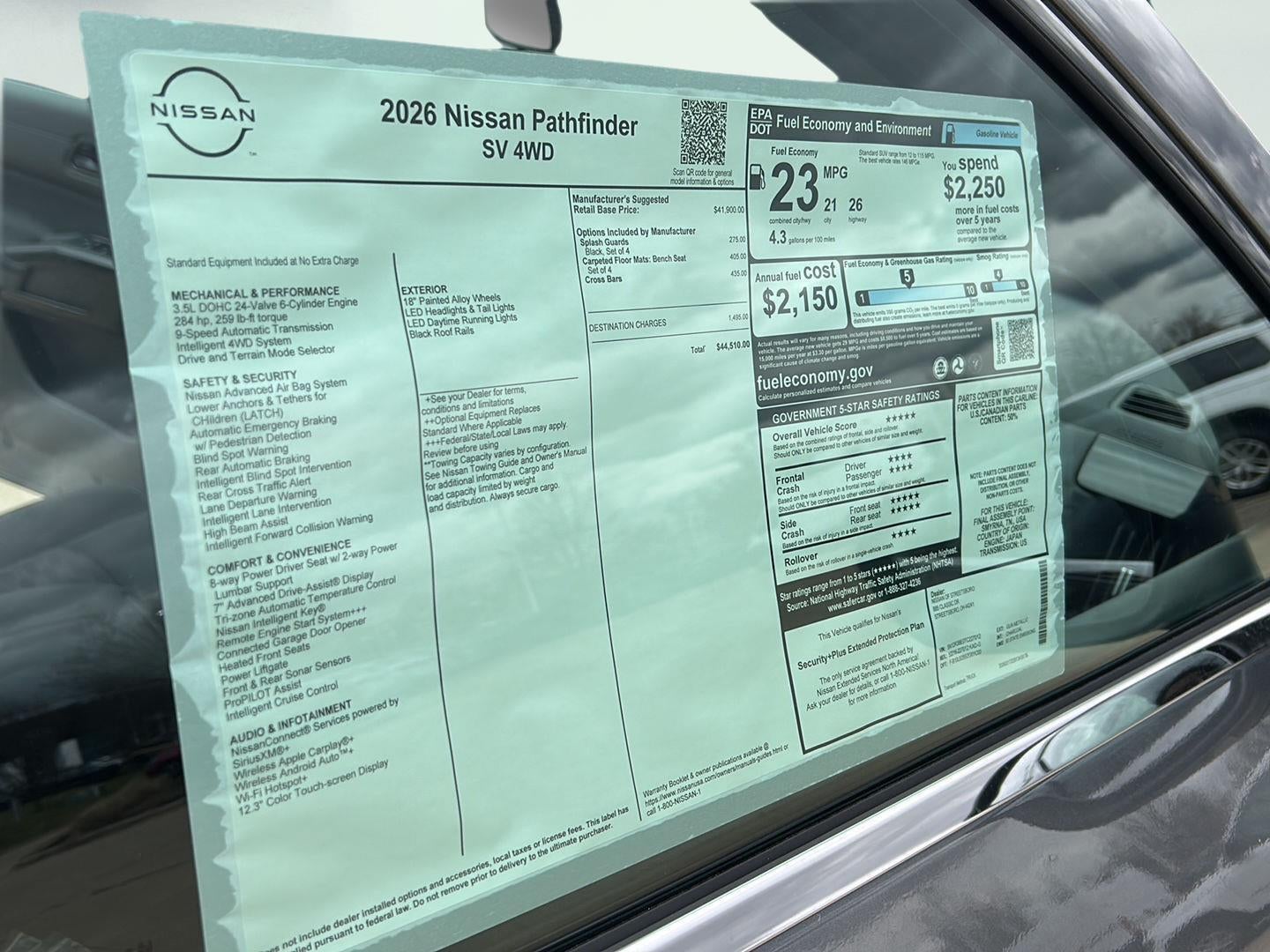 2026 Nissan Pathfinder SV