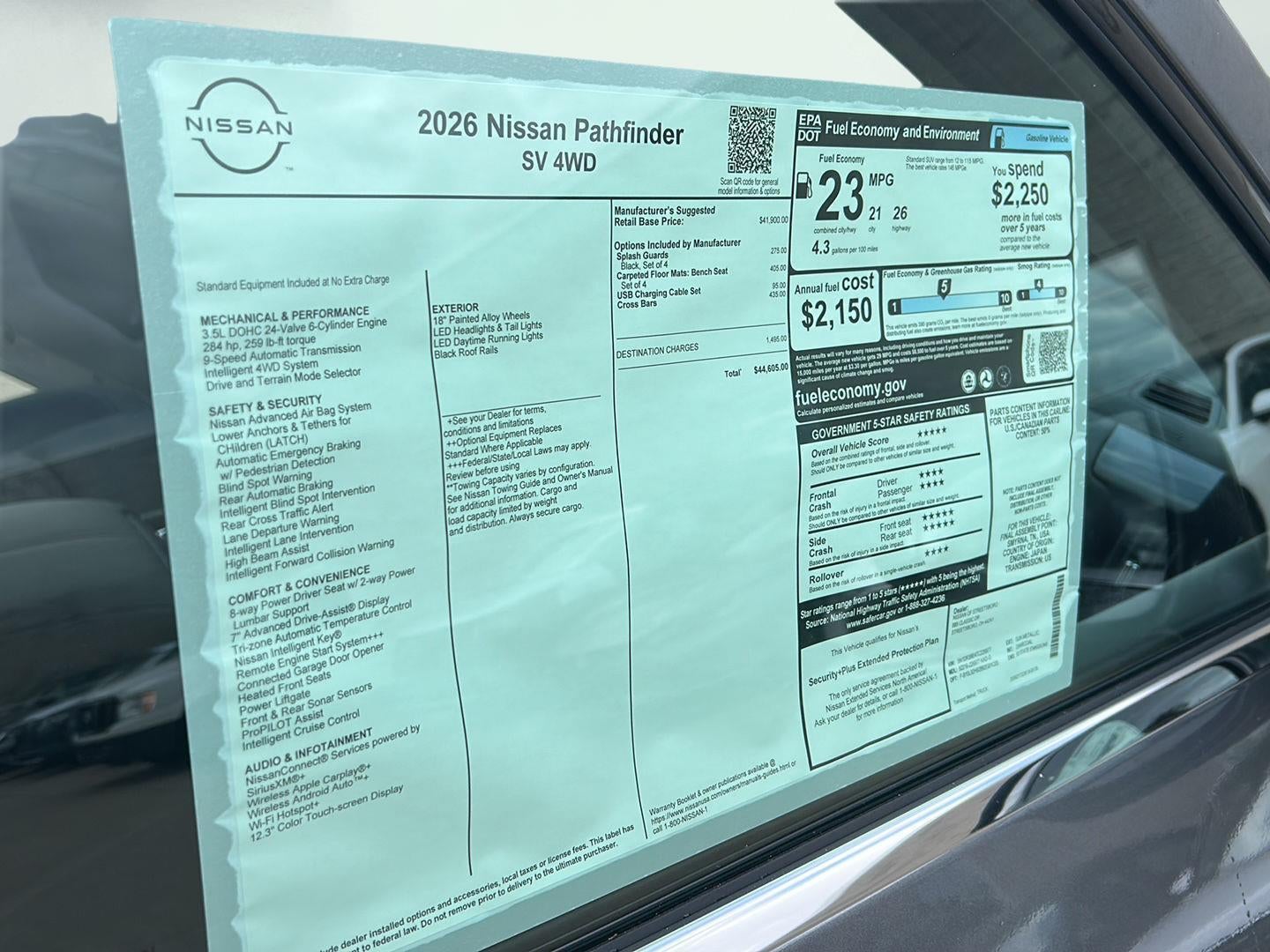 2026 Nissan Pathfinder SV