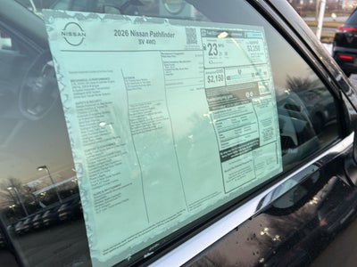 2026 Nissan Pathfinder SV