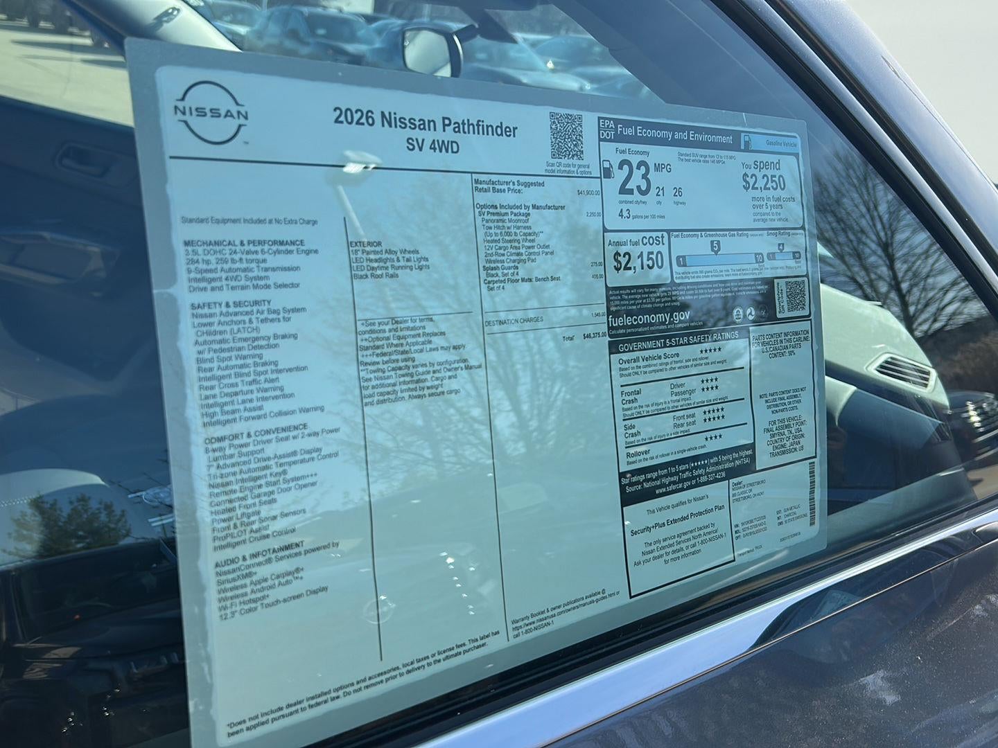 2026 Nissan Pathfinder SV