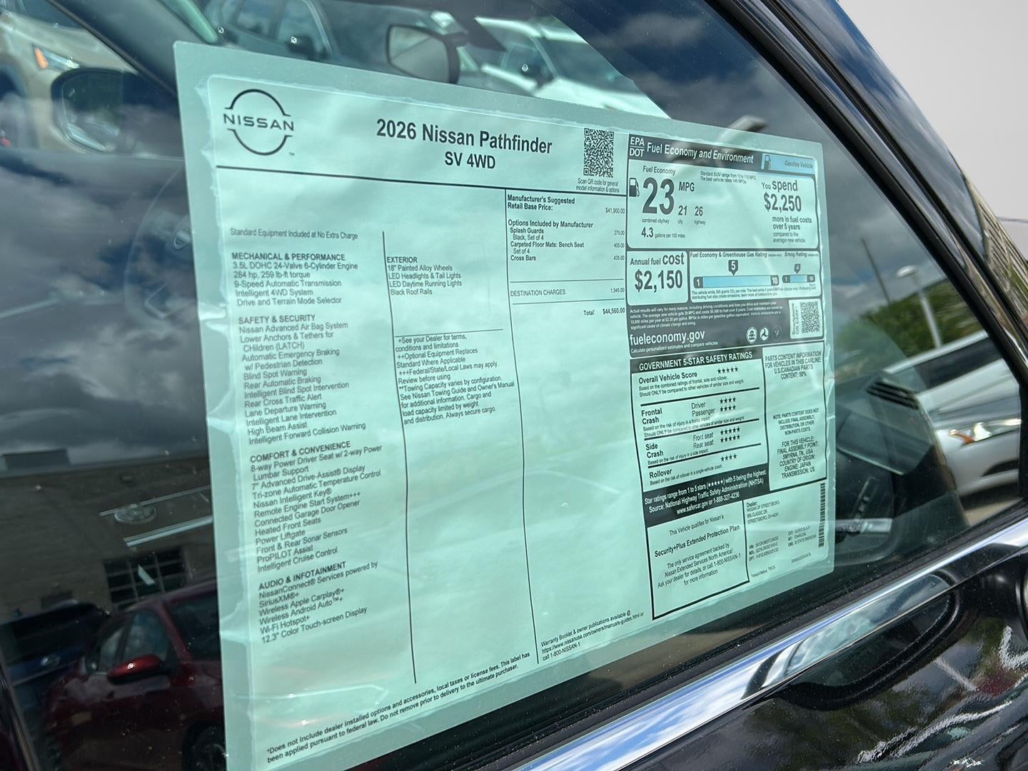 2026 Nissan Pathfinder SV