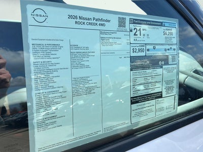 2026 Nissan Pathfinder Rock Creek®