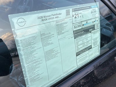 2026 Nissan Pathfinder Rock Creek®