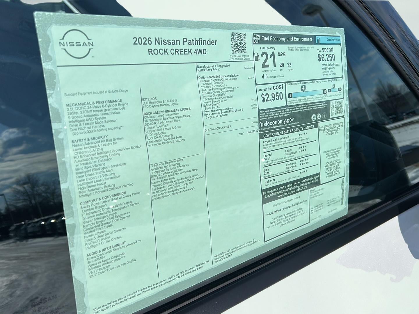 2026 Nissan Pathfinder Rock Creek®