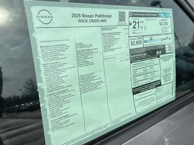 2026 Nissan Pathfinder Rock Creek®