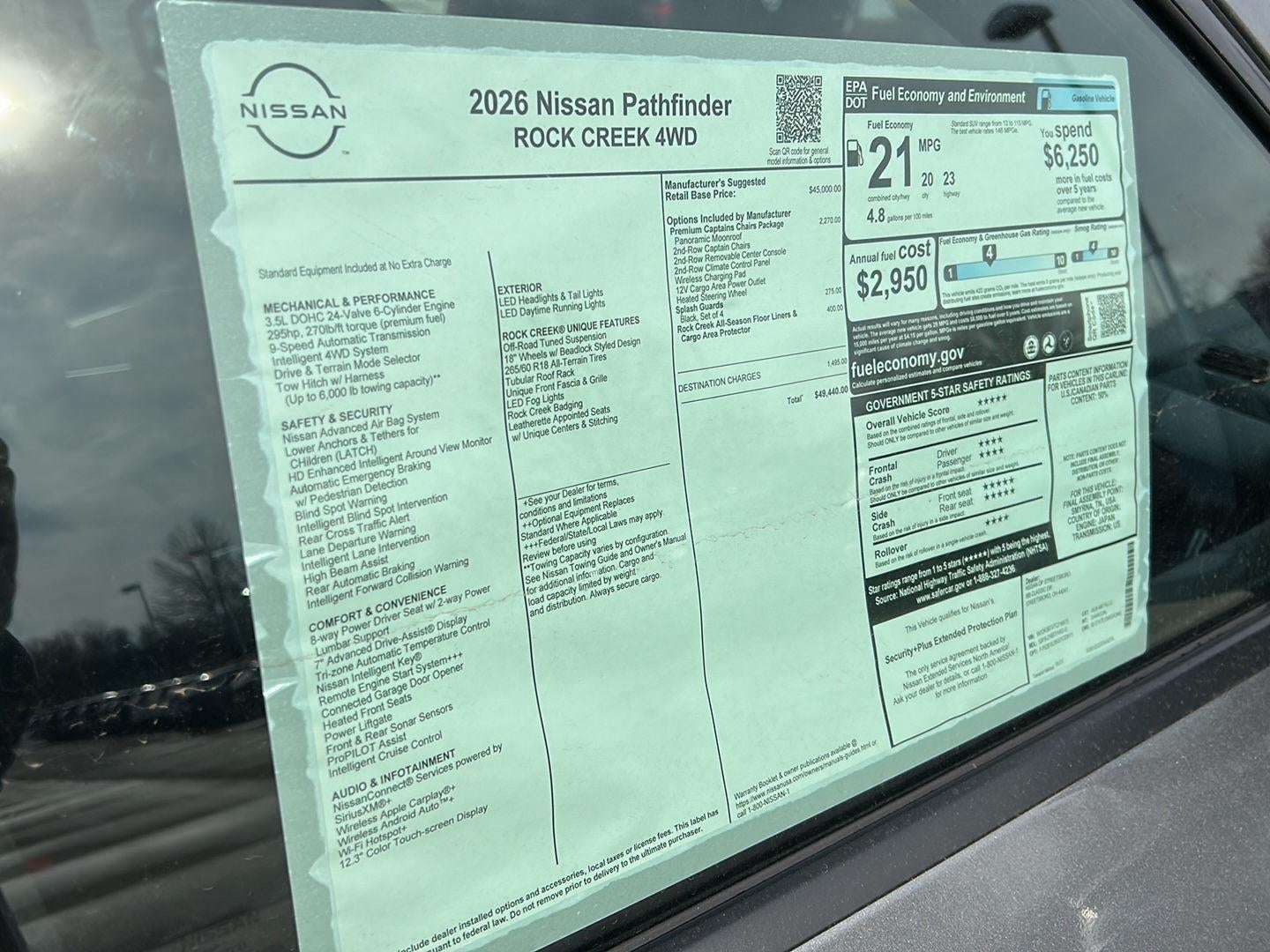 2026 Nissan Pathfinder Rock Creek®