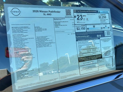 2026 Nissan Pathfinder SL