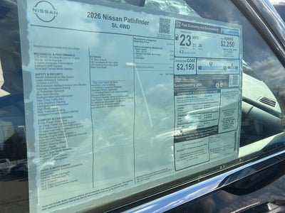 2026 Nissan Pathfinder SL