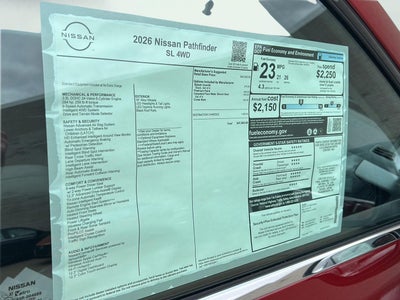 2026 Nissan Pathfinder SL