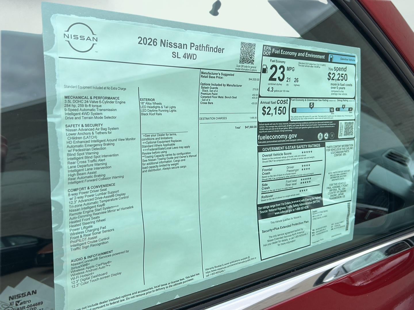 2026 Nissan Pathfinder SL