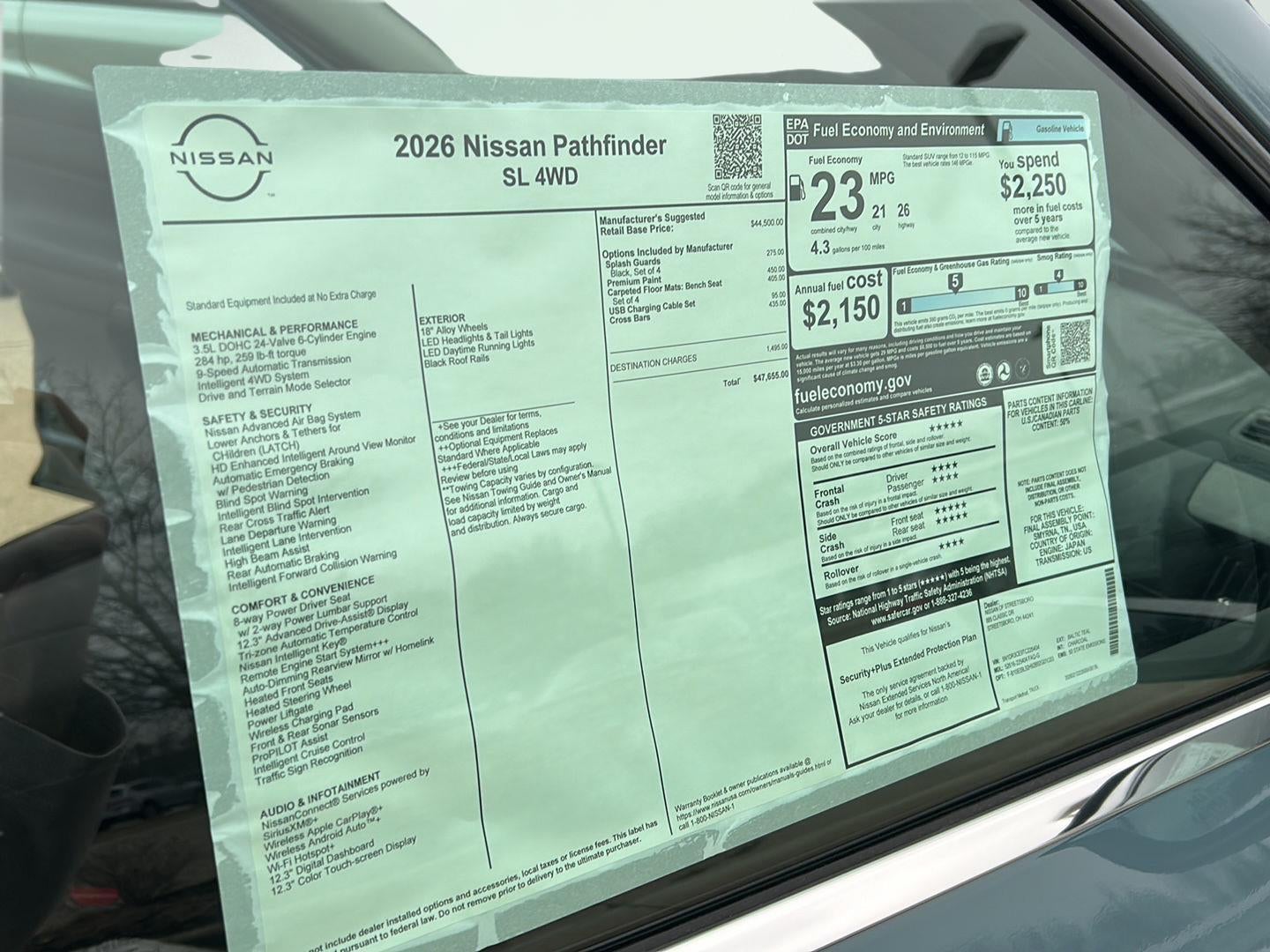 2026 Nissan Pathfinder SL