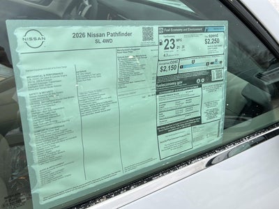 2026 Nissan Pathfinder SL