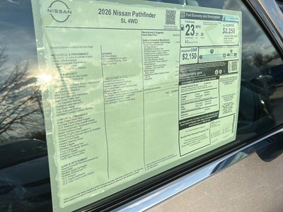 2026 Nissan Pathfinder SL