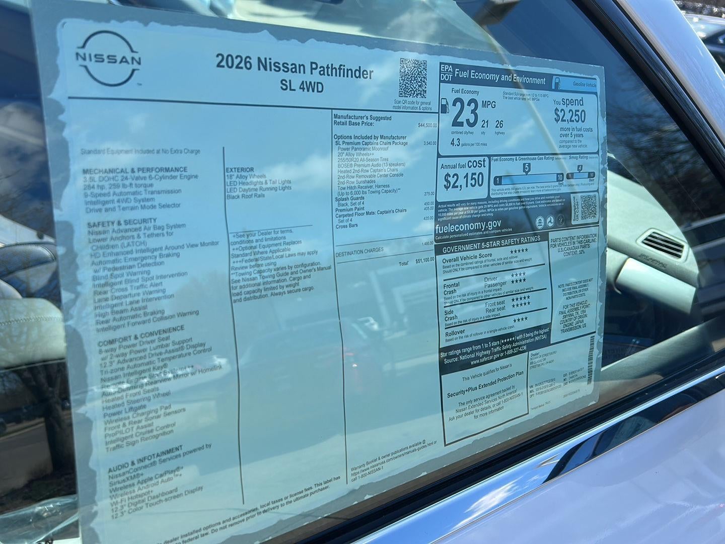 2026 Nissan Pathfinder SL