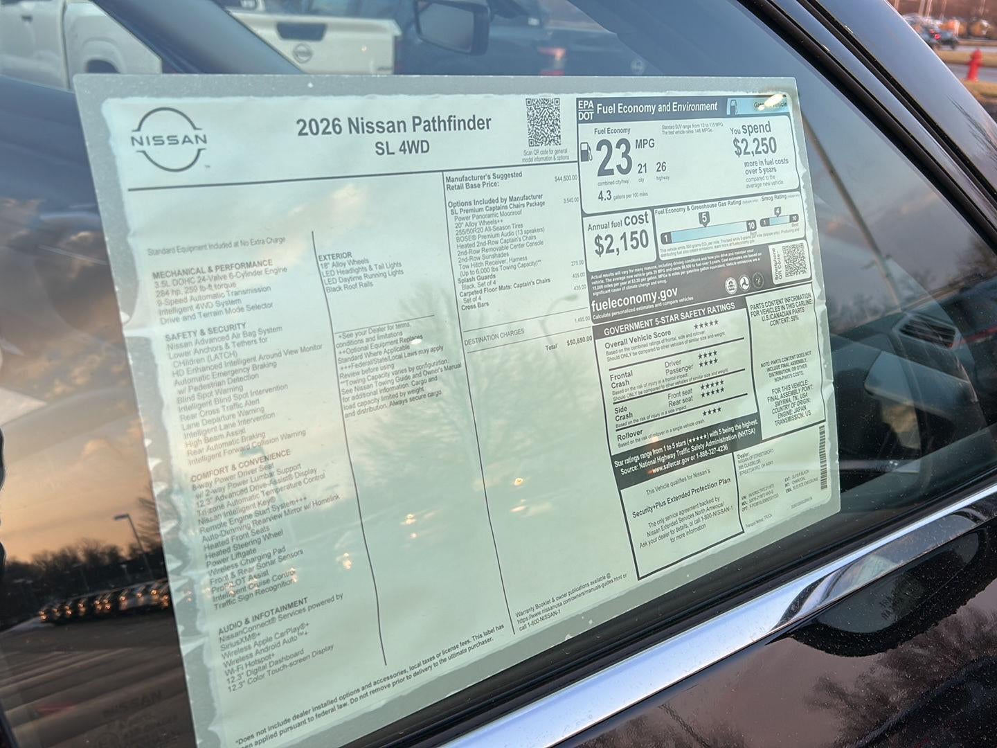 2026 Nissan Pathfinder SL