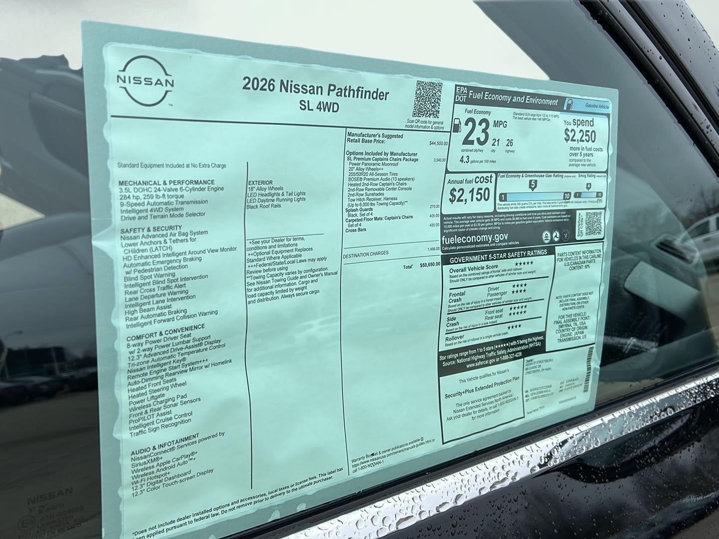 2026 Nissan Pathfinder SL