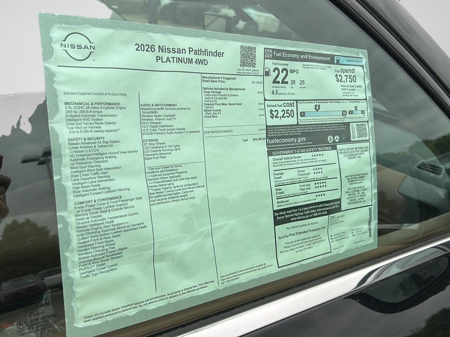 2026 Nissan Pathfinder Platinum