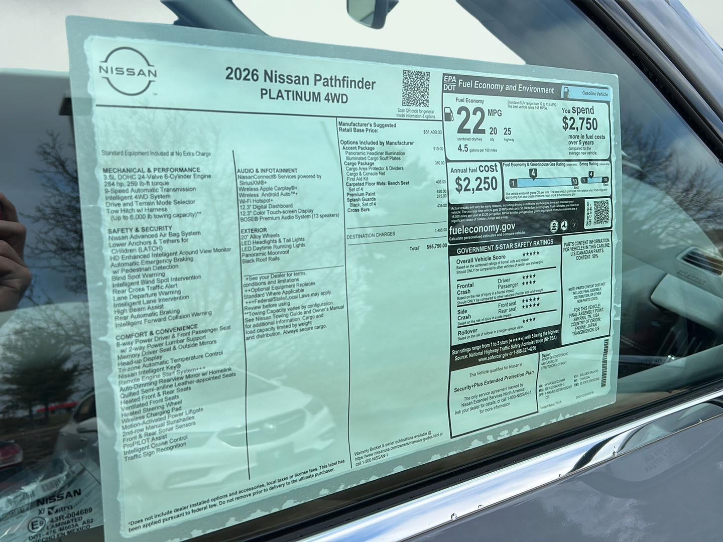 2026 Nissan Pathfinder Platinum