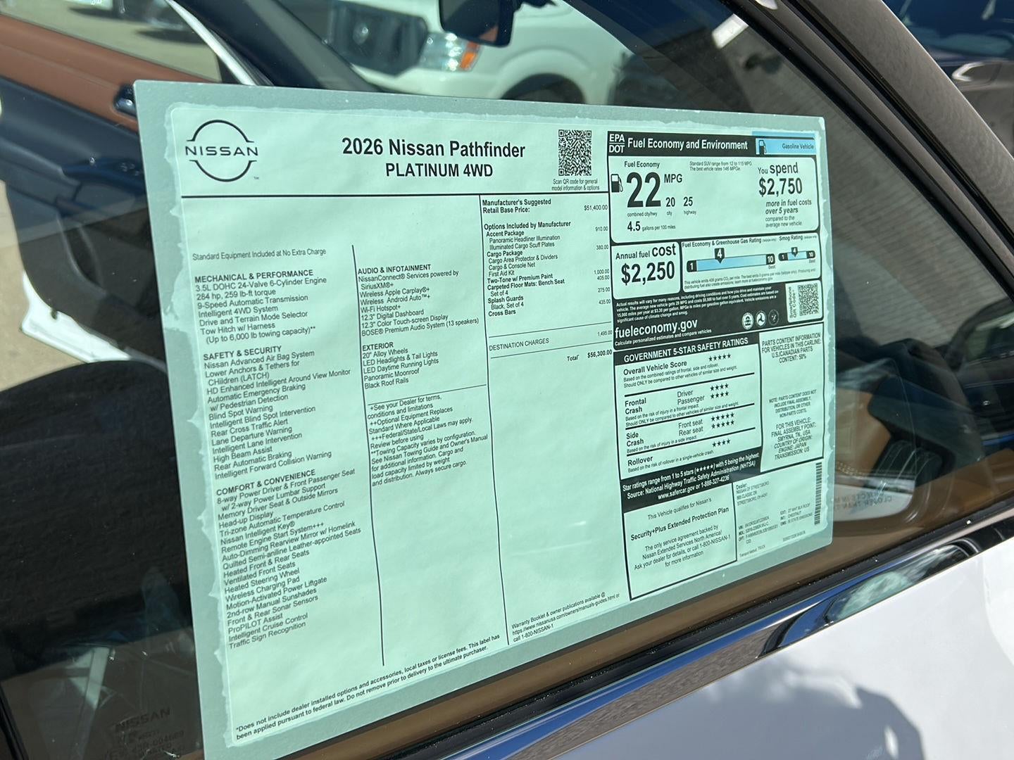 2026 Nissan Pathfinder Platinum