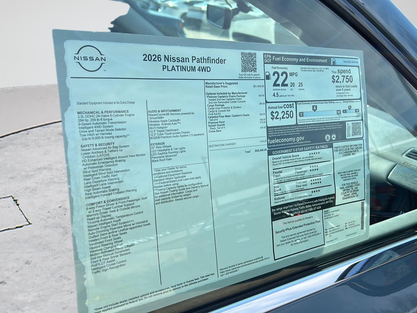 2026 Nissan Pathfinder Platinum