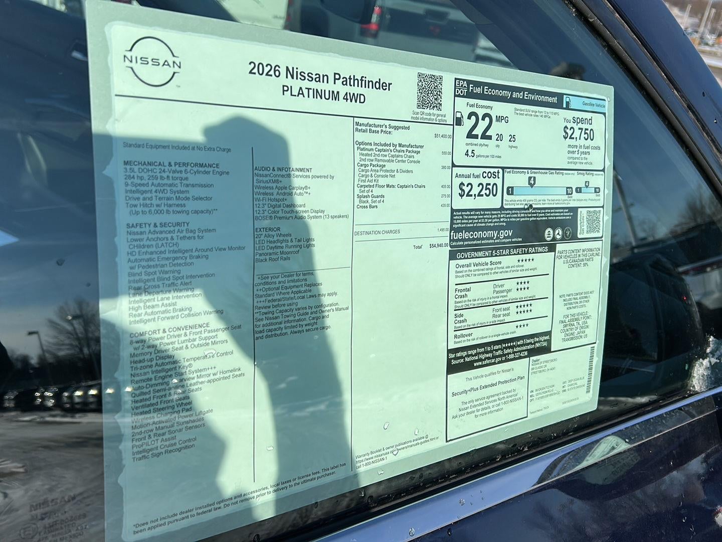 2026 Nissan Pathfinder Platinum