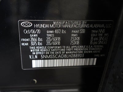 2020 Hyundai Santa Fe Limited