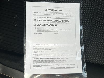 2016 Subaru Impreza Sedan 4dr CVT 2.0i