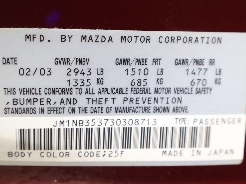 2003 Mazda Mazda Miata Base