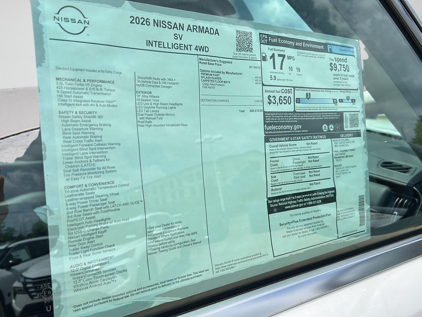 2026 Nissan Armada SV