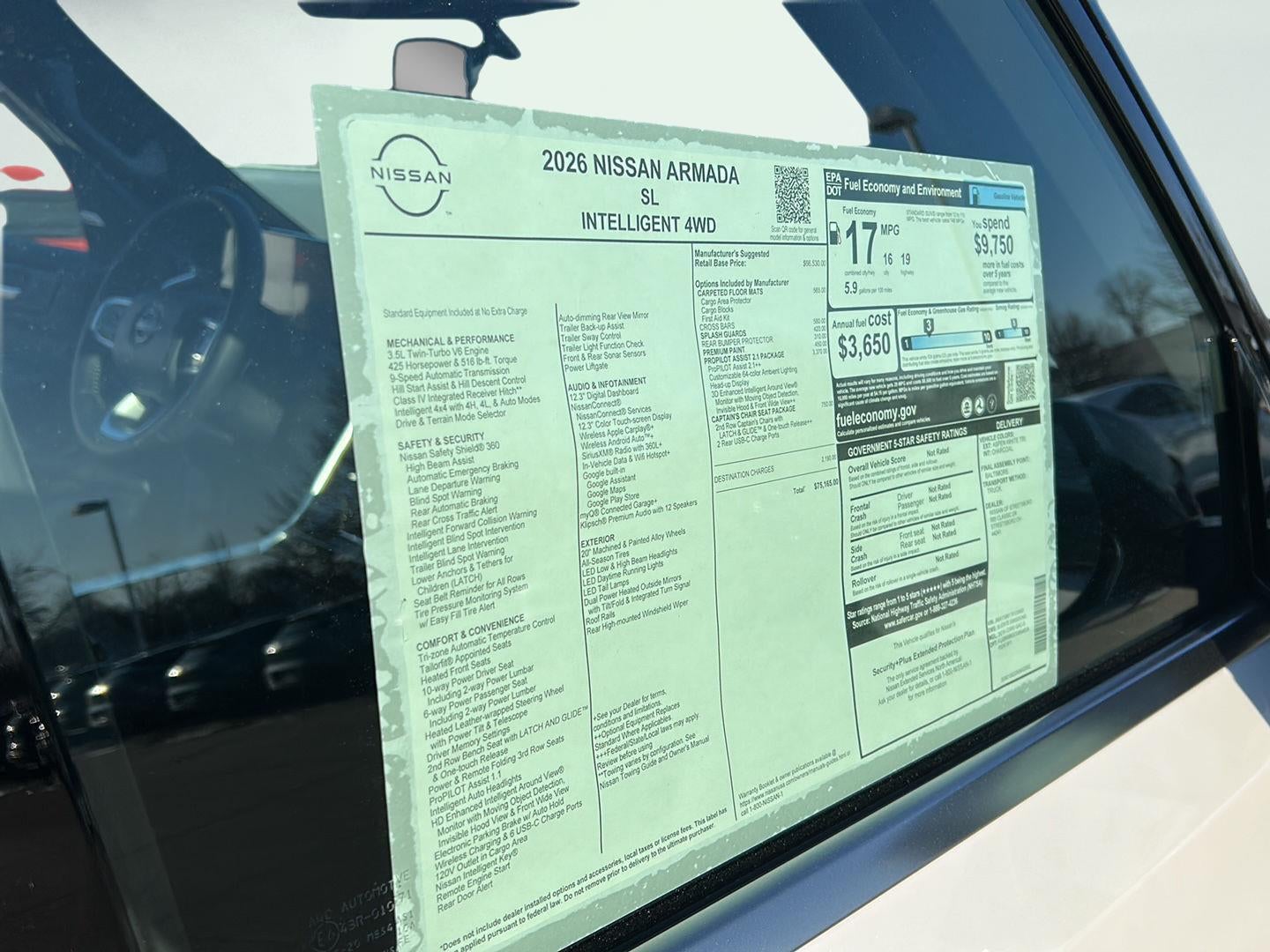 2026 Nissan Armada SL