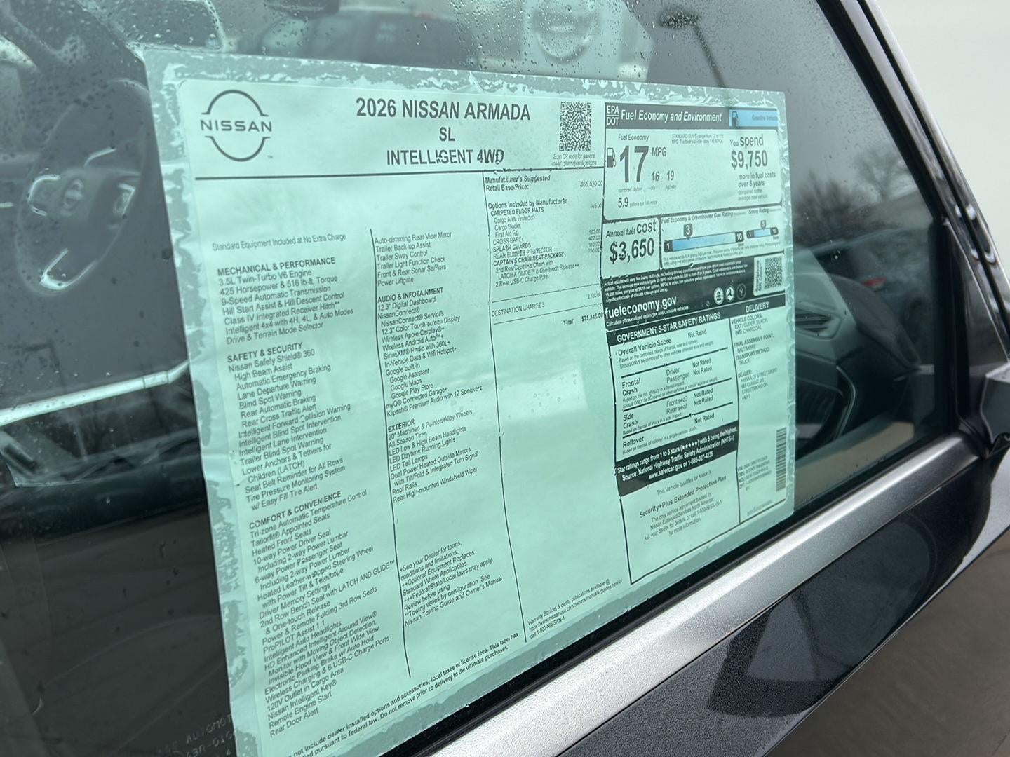 2026 Nissan Armada SL