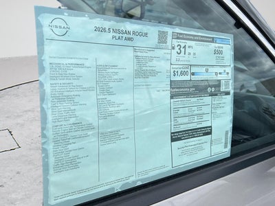 2026 Nissan Rogue Platinum