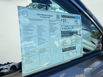 2026 Nissan Rogue Platinum
