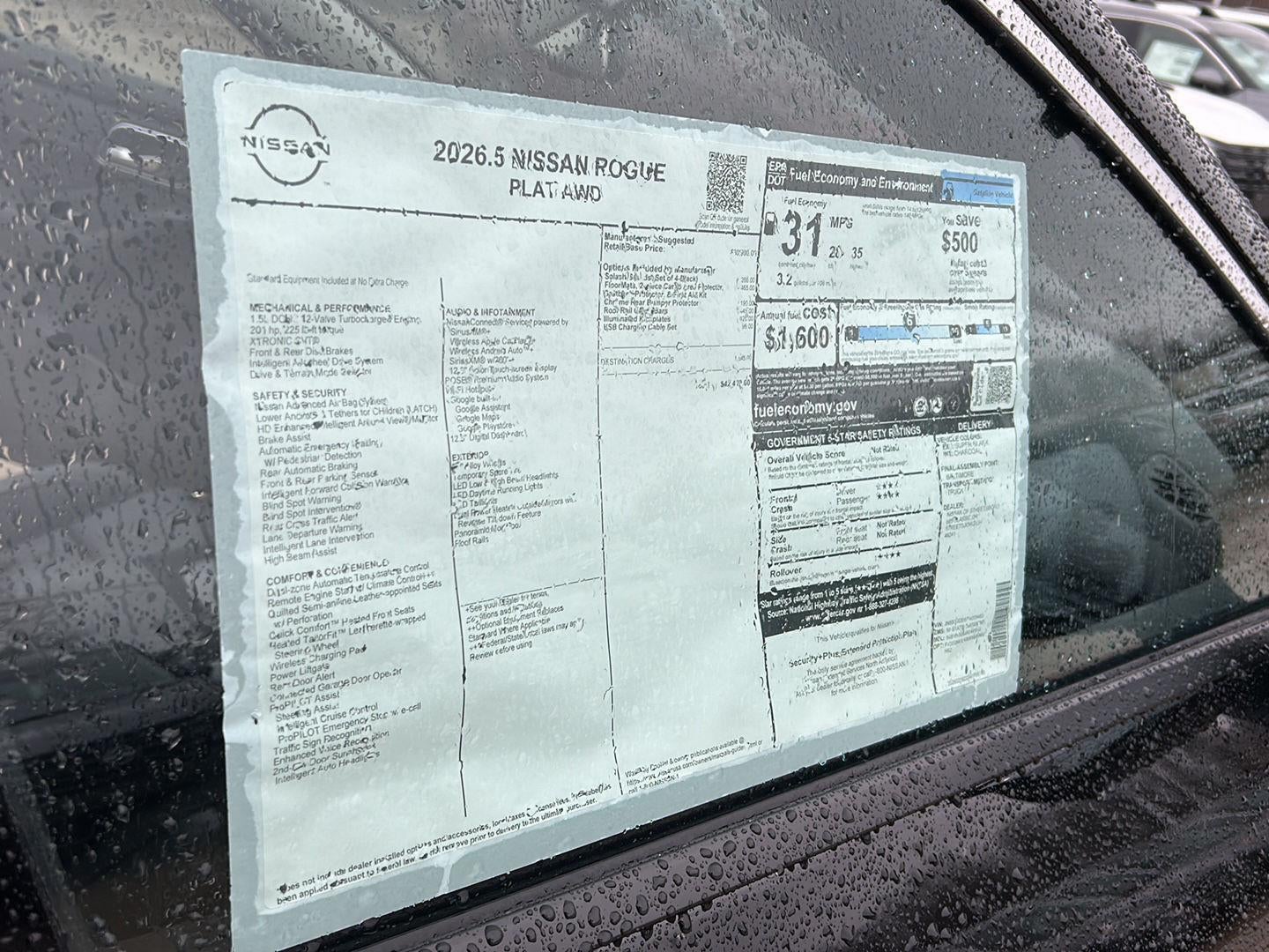 2026 Nissan Rogue Platinum