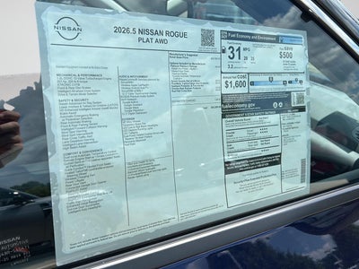 2026 Nissan Rogue Platinum