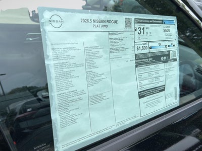 2026 Nissan Rogue Platinum
