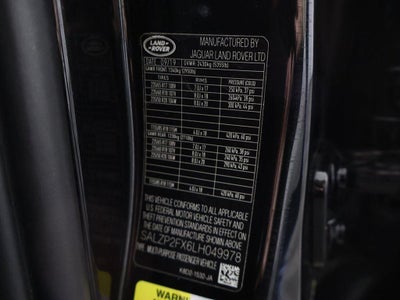 2020 Land Rover Range Rover Evoque SE