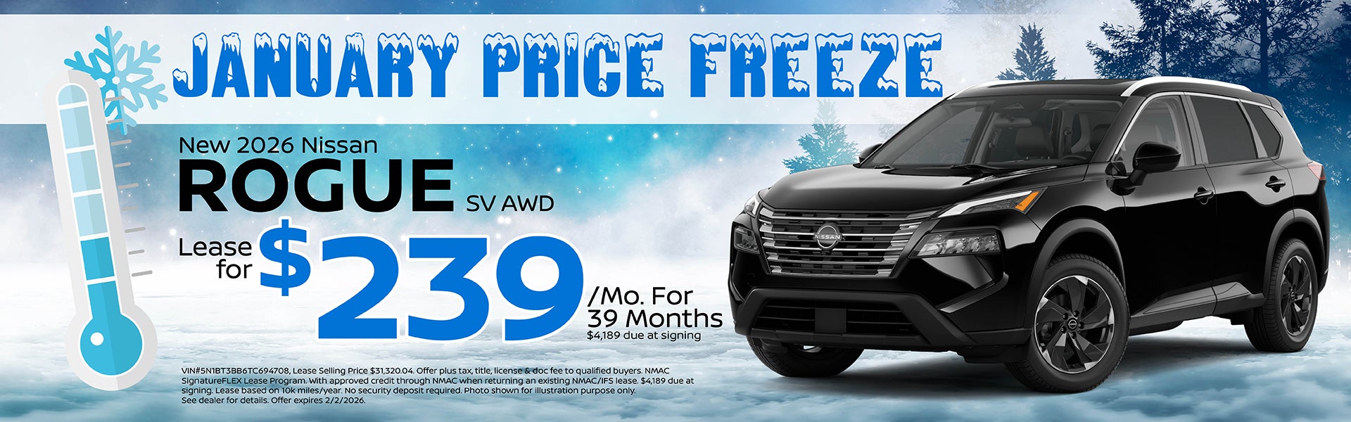 2026 Nissan Rogue Offer | Nissan of Streetsboro