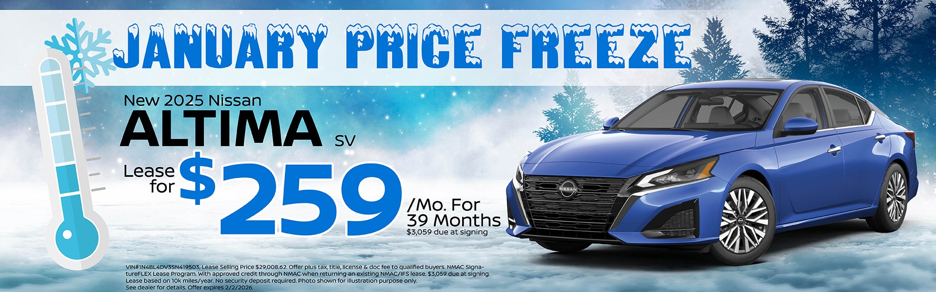 2025 Nissan Altima Offer | Nissan of Streetsboro