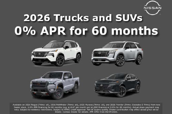 2026 Trucks & SUVs Offer