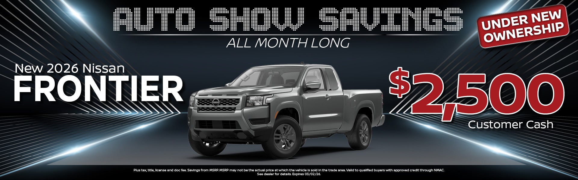 2026 Nissan Frontier Offer | Nissan of Streetsboro