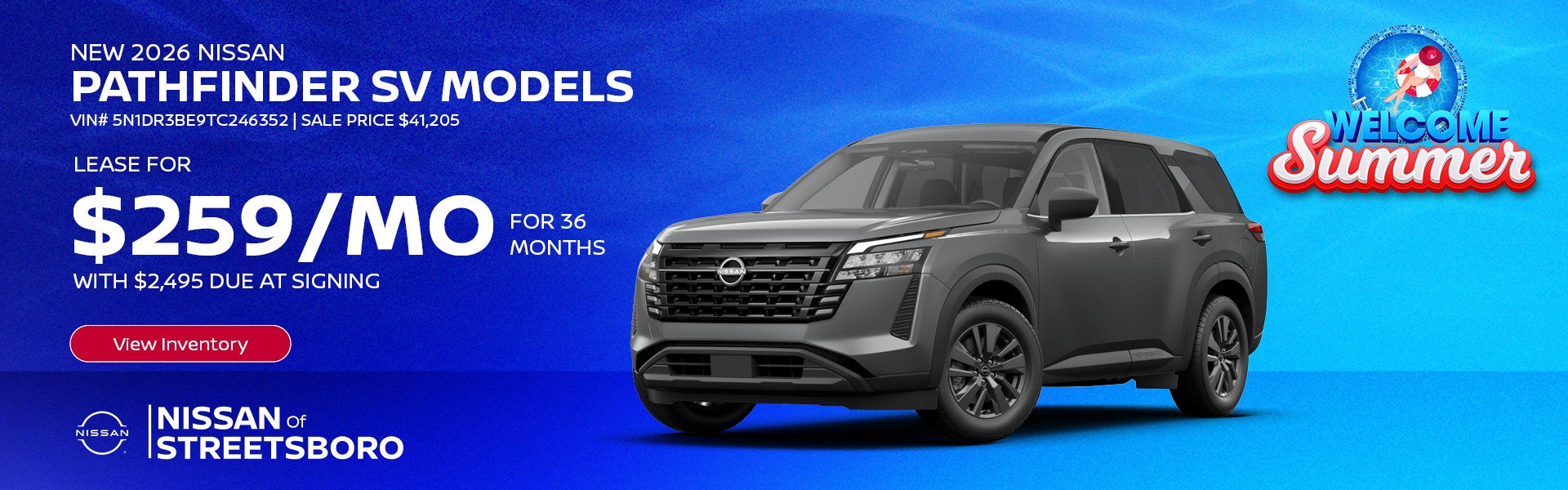 NEW 2026 NISSAN PATHFINDER SV MODELS