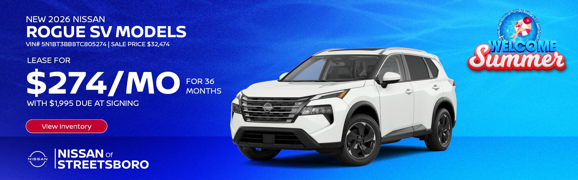 NEW 2026 NISSAN ROGUE SV MODELS