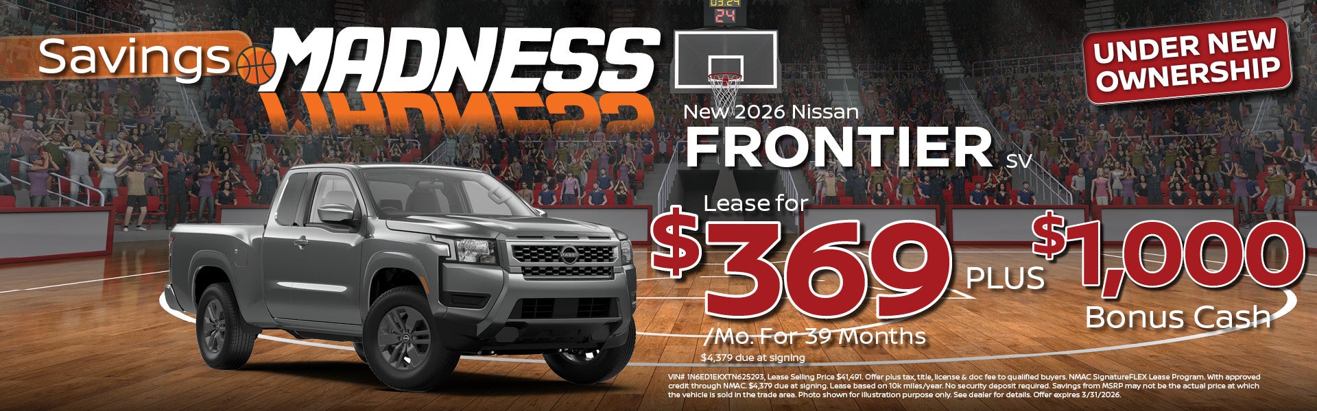 2026 Nissan Frontier Offer | Nissan of Streetsboro